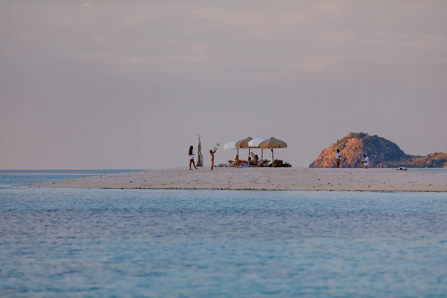 Private island picnic