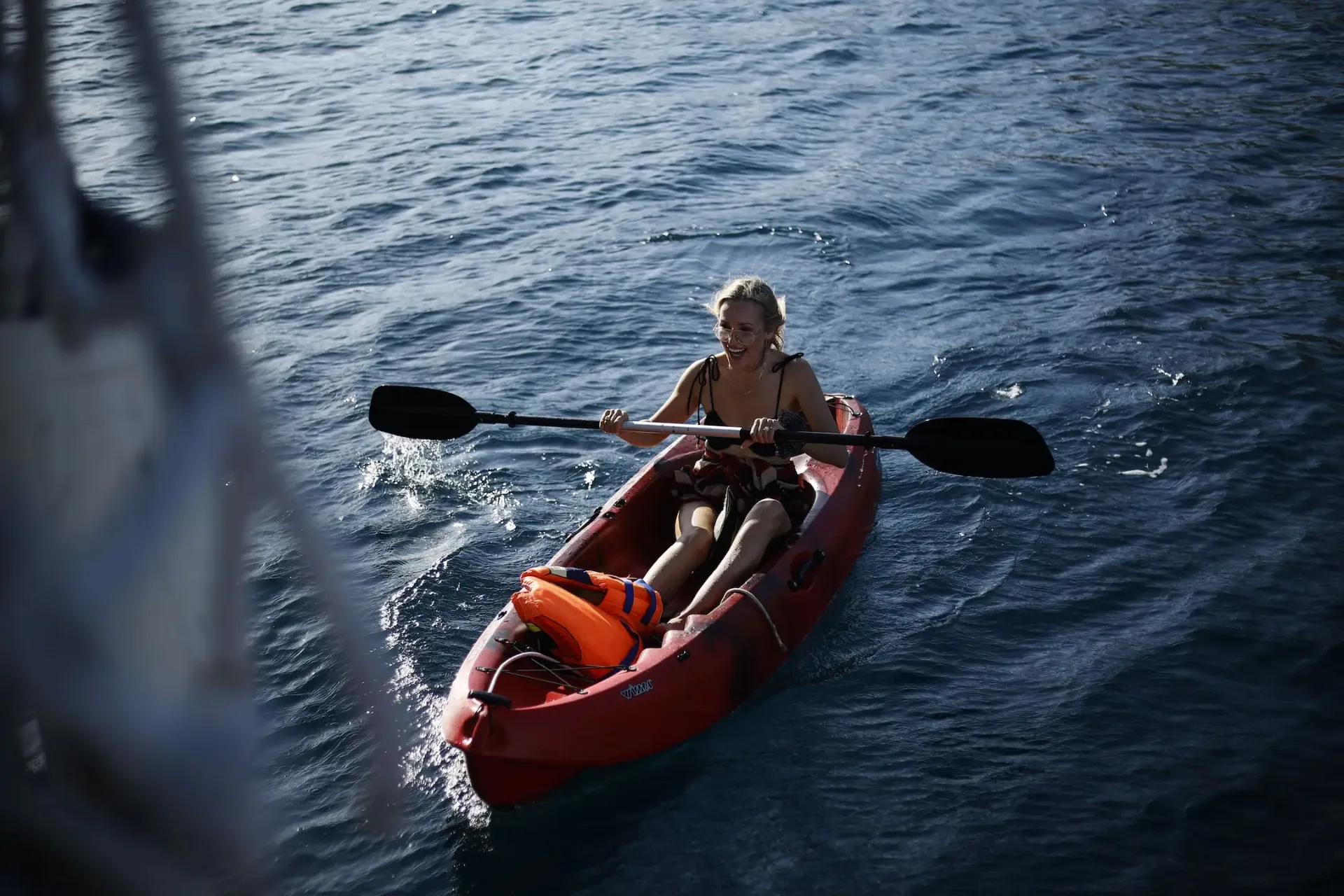 Solo kayaking adventure