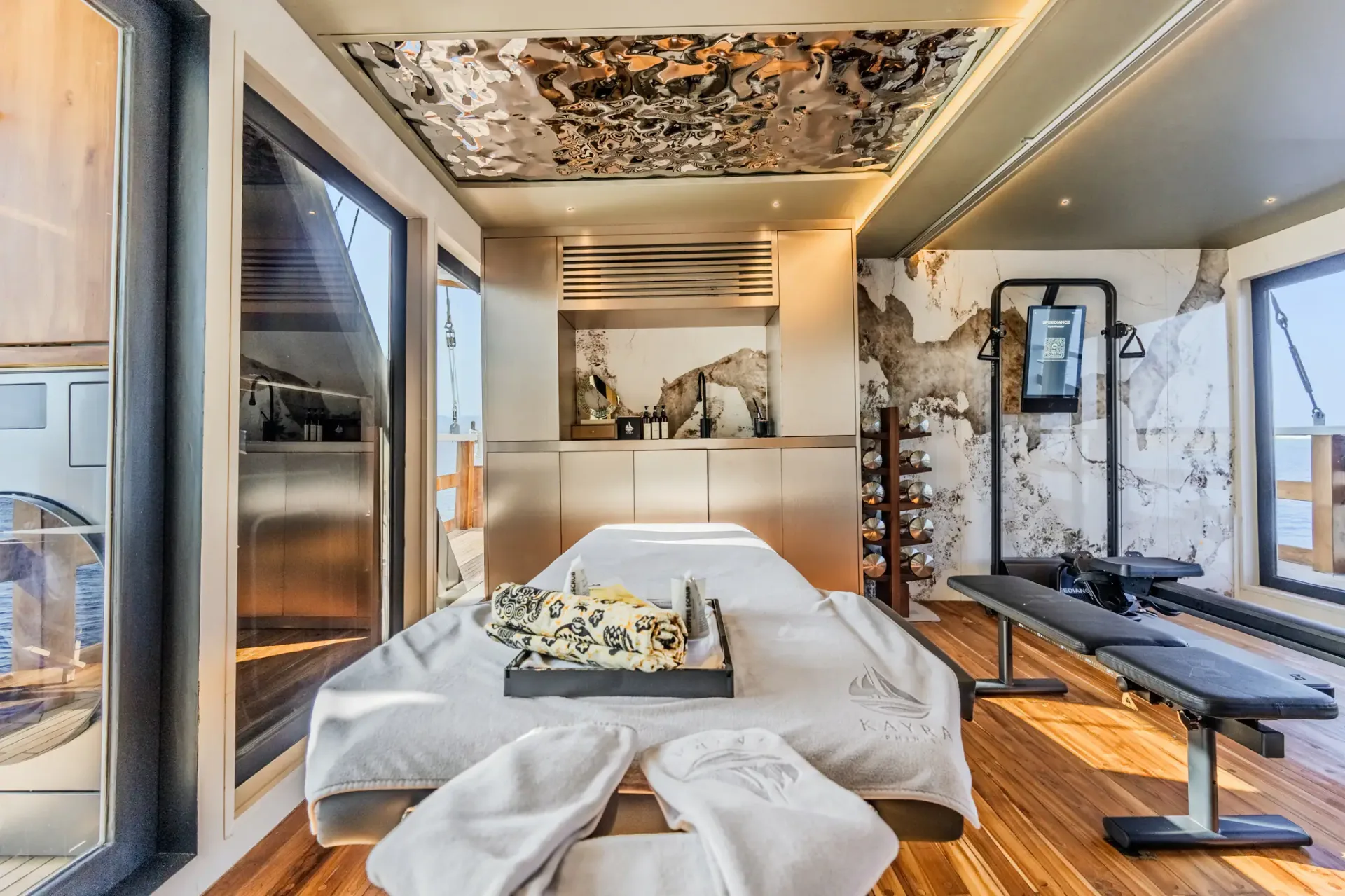 Luxury spa and massage room