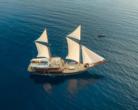 Celestia private yacht charter in Indonesia