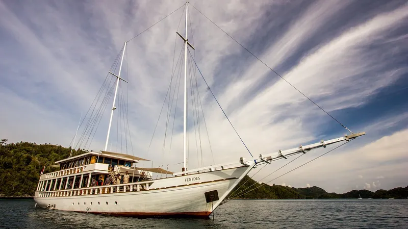 Fenides luxury yacht charter Indonesia